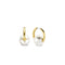TI SENTO Dames Oorbellen - 925 zilver - Wit parel - 7850PW
