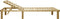 vidaXL - Ligbed - geïmpregneerd - grenenhout