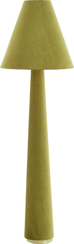 Light & Living Vloerlamp Devia - Velvet - 168cm - Groen