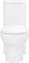 vidaXL - Toilet - hoekmodel - keramisch - wit