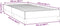 vidaXL - Boxspring - zonder - matras - fluweel - zwart - 100x210 - cm