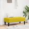 vidaXL - Ligzetel - Geel - 113x57x39 - cm - Velours