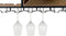 Flessenrek DKD Home Decor 80 x 24 x 44 cm Spar Natuurlijk Zwart Metaal Bruin Hout MDF