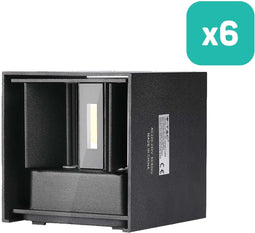 V-TAC VT-759-B-N - Wandlamp - 5W Bridgelux Chip - Warm Wit (3000K) - Zwart