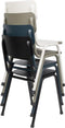 Zuiver Back To School Tuinstoel - Zwart - Set van 2