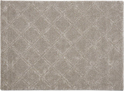 Riviera Maison Vloerkleed rechthoek - Louvre Rug 230x160 - 40% wol, 20% HSPP frise, 40% PES - Bruin