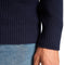 Mario Russo Rib Skipper - Heren Trui - Half Zip - Navy - 3XL