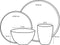 Mica Decorations Tabo Serviesset 4 Persoons - Wit