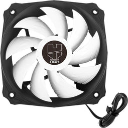 Nox H-112 - Ventilator - 100W 26,4 dBA 3-pins - Zwart