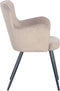 Pole to Pole - Wing Stoel - Velvet - Zand wit