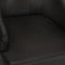 vidaXL - Eetkamerstoelen - 2 - st - echt - geitenleer - zwart