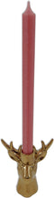 Housevitamin - Kandelaar rendier - Goud - 11x7x11cm