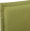 vidaXL - Bedframe - stof - groen - 120x200 - cm