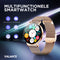 Valante Essential Smartwatch - Smartwatch Dames - Rosé goud staal - 43 mm - Stappenteller - Hartslagmeter - Bloeddrukmeter