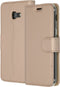 Accezz Hoesje Geschikt voor Samsung Galaxy A5 (2017) Hoesje Met Pasjeshouder - Accezz Wallet Softcase Bookcase - goud