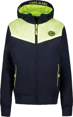 Cars - Glazer Jas Jongens - Maat 104 - Regular Fit - Volledige Ritssluiting - Vaste Capuchon
