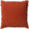 Dutch Decor BURTO - Kussenhoes van gewassen katoen Potters Clay 60x60 cm - oranje - met rits