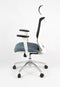 Linea bureaustoel Tekna White 01/PT - ergonomisch EN1335 - met hoofdsteun - multi verstelbaar - zwart/grijs