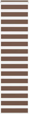 vidaXL - Zebra - rolgordijn - 65x200 - cm - stofbreedte - 60,9 - cm - polyester - bruin