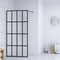 vidaXL - Inloopdouchewand - 80x195 - cm - mat - gehard - glas