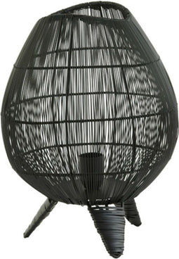 Light & Living Yumi - Tafellamp - Ø28cm - Modern - Zwart