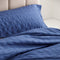 Noorse hoes Alexandra House Living Amán Blauw 150 x 220 cm