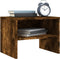 vidaXL - Nachtkastje - 40x30x30 - cm - bewerkt - hout - gerookt - eikenkleurig