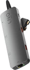 Linq LQ48011 - USB-C Multiport Hub - 10Gbps Dataoverdracht Dual 4K HDMI Gigabit Ethernet - Grijs