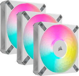 Corsair iCUE AF120 RGB ELITE - PWM Ventilator - 2100 rpm - Wit (3-pack)