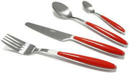 Pradel Essentiel Colorfull - Bestekset 20 Onderdelen - Rood Grijs
