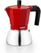 Monix M863109 - Italiaanse Koffiepot - 470 ml - Rood