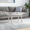 vidaXL - Tafelblad - ovaal - 80x40x2,5 - cm - massief - grenenhout - wit