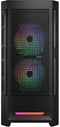 Cougar Duoface RGB - Midi Tower PC - ATX EATX Micro ATX Mini-ITX - Zwart