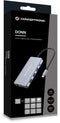 Conceptronic DONN20G - USB 3.2 Gen 1 Type-C - Ethernet LAN 10/100/1000 Mbit/s - Grijs