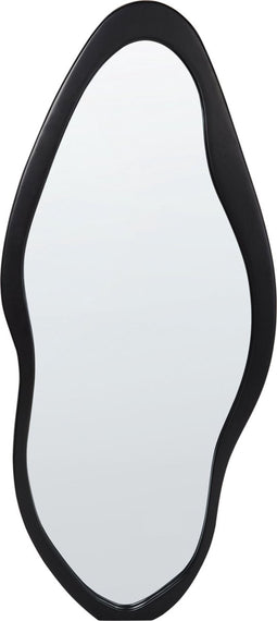 BLET - Wandspiegel - Zwart - 79 x 180 cm - Paulowna hout