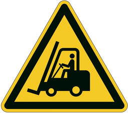 Durable 173404 Symbool -waarschuwing voor heftrucks- Geel, Zwart 1 stuk(s)