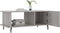 vidaXL - Salontafel - 90x50x40 - cm - bewerkt - hout - grijs - sonoma - eikenkleurig