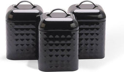 Set van Potjes Feel Maestro MR-1676-3S-BLACK 3 Stuks