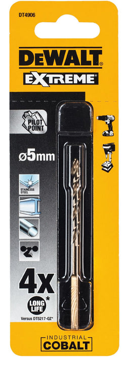 DeWALT DT4906-QZ - Boor - HSS-Co 5 mm - Hoge prestaties in metaal