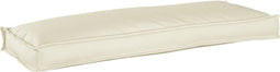 vidaXL - Ligbedkussen - voor - Bank - Crème - 110x40x8 - cm - Oxford - Stof
