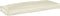vidaXL - Ligbedkussen - voor - Bank - Crème - 110x40x8 - cm - Oxford - Stof