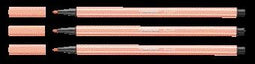 Stabilo - Viltstift pen 68/26 m apricot | 10 stuks