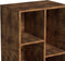 Boekenkast Vakkie 5 open vakkenkast - LP vinyl platen opbergkast - wandkast - vintage walnoot bruin