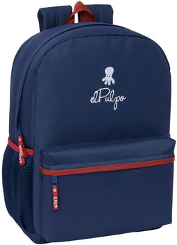 El Pulpo - Schoolrugzak - Ergonomische bekleding - Marineblauw 32 x 43 x 14 cm