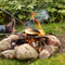 Esschert FF295 - Wafelijzer BBQ - Geschikt voor open vuur - Extra lange steel 82 cm