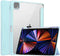 imoshion Tablet Hoes - Geschikt voor iPad Pro 12.9 (2022) / Pro 12.9 (2021) / Pro 12.9 (2020) / Pro 12.9 (2018) - Trifold Hardcase Bookcase - Lichtblauw