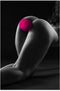 Sweet Caress - Buttplug met Ponpon - Fushia - 3cm Diameter