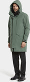 Didriksons Roland - Heren Parka - Normale pasvorm - Groen (S)