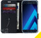Accezz Hoesje Geschikt voor Samsung Galaxy A5 (2017) Hoesje Met Pasjeshouder - Accezz Wallet Softcase Bookcase - Zwart