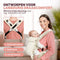 Vulpes Goods® BabyCare - Draagzak - Ergonomische Buikdrager 0-36 mnd tot 20 kg - Crème